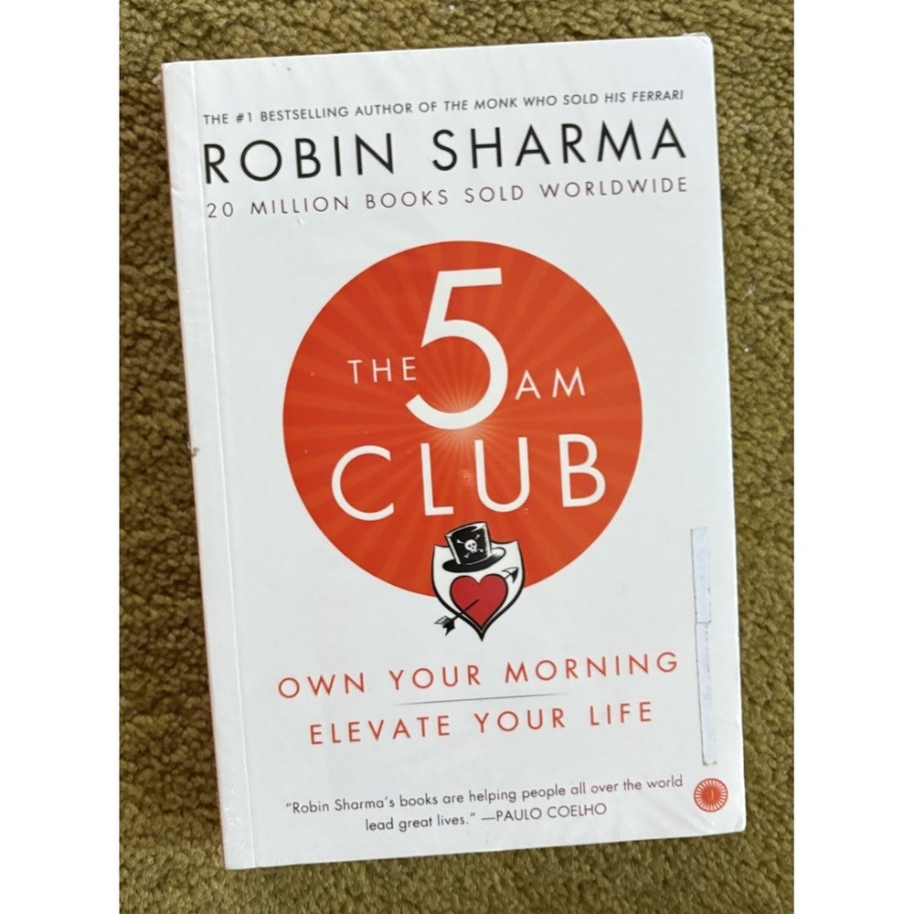 The 5 AM Club: Elevate Your Life. by Robin Sharma PaperBack Book